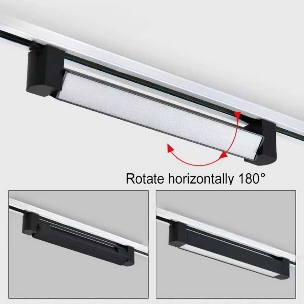 EB-T260 240V 18W /48w Led Linear/Grill Track Light White/Black - Image 4