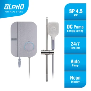 ALPHA WES7/N-i Neon Light Indicator Instant Water Heater DC Pump