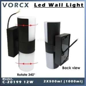 C-20199 12W Rotate 340 Led Wall Light 3000k