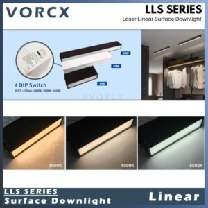 PerfectOne LLS 4DIP Linear Surface Downlight