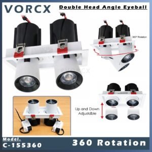 C-155360 Double Snail Spotlight