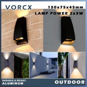 LH FY499 2*3W COB Wall Light Outdoor IP65 Garden Lamp
