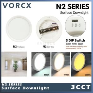 Nanas N2 3CCT Surface Downlight