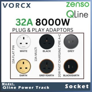 Zenso Qline13A Flat Universal 20W Fast Charging Type A+C Adaptor