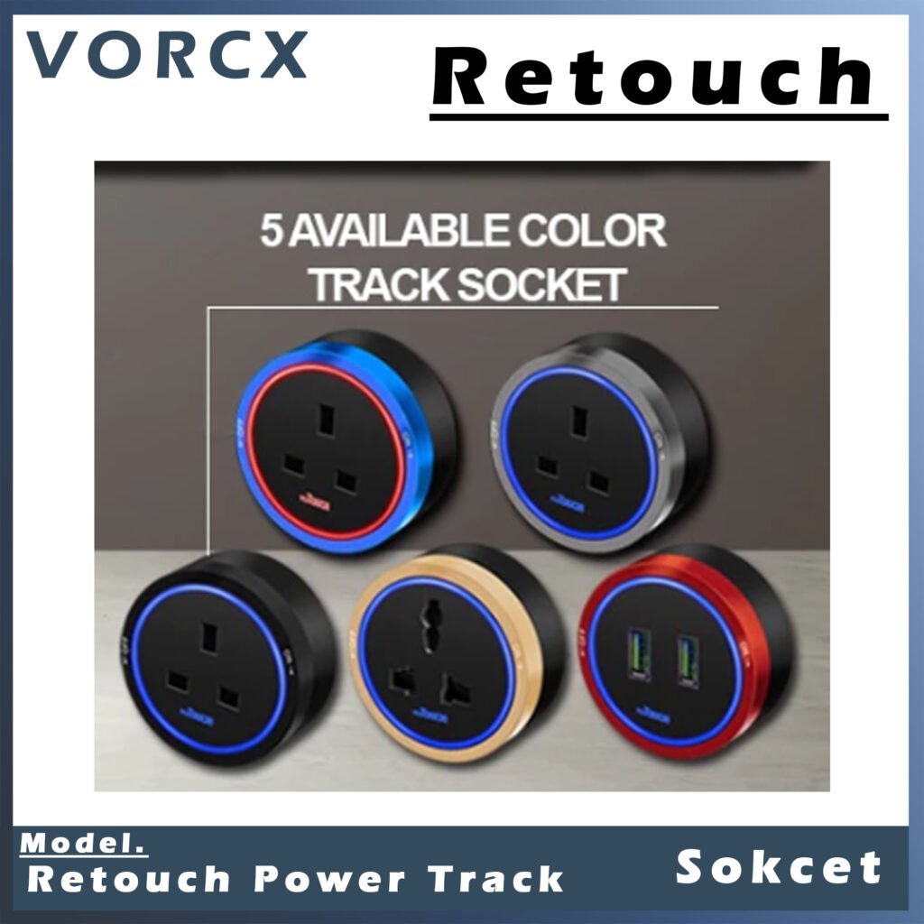 reTouch Socket Switch 32A Flat Pin / Universal / USB