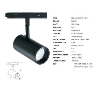 STD Magnetic WiFi Tuya Track Light 2.4GHz