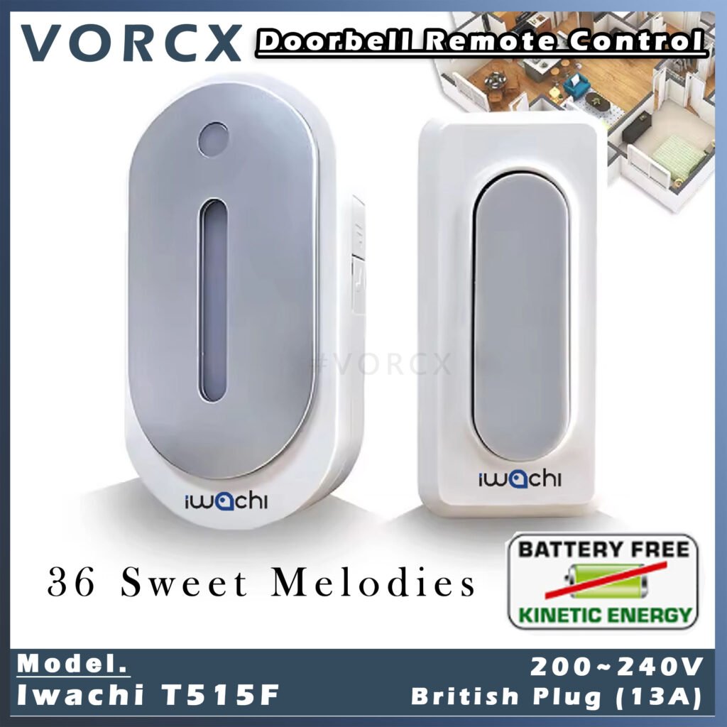 Iwachi T515F DoorBell Remote Control Kinetic Energy