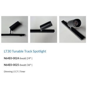 Simon LT30 Slim Track Adjustable Gridspotlight | 10W 28D