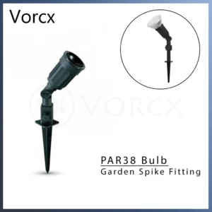 E27 PAR38 Outdoor Spike Light Garden Fitting