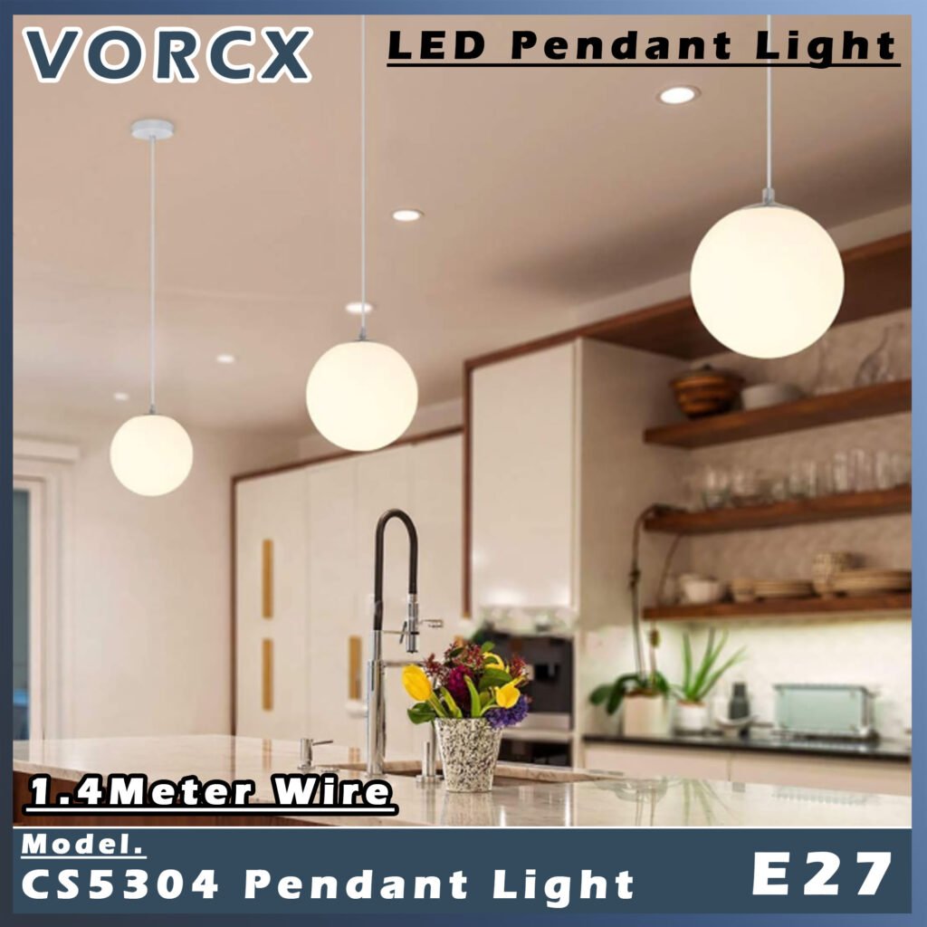 HA CS5304 Pendant Light E27 1.4Meter Wire 6"10" 12" 16"