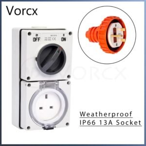 NEM 56CV313 Weatherproof 3Pin 13A Socket IP66