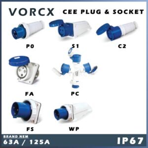 NEM 63A 125A CEE Plug & Socket IP67