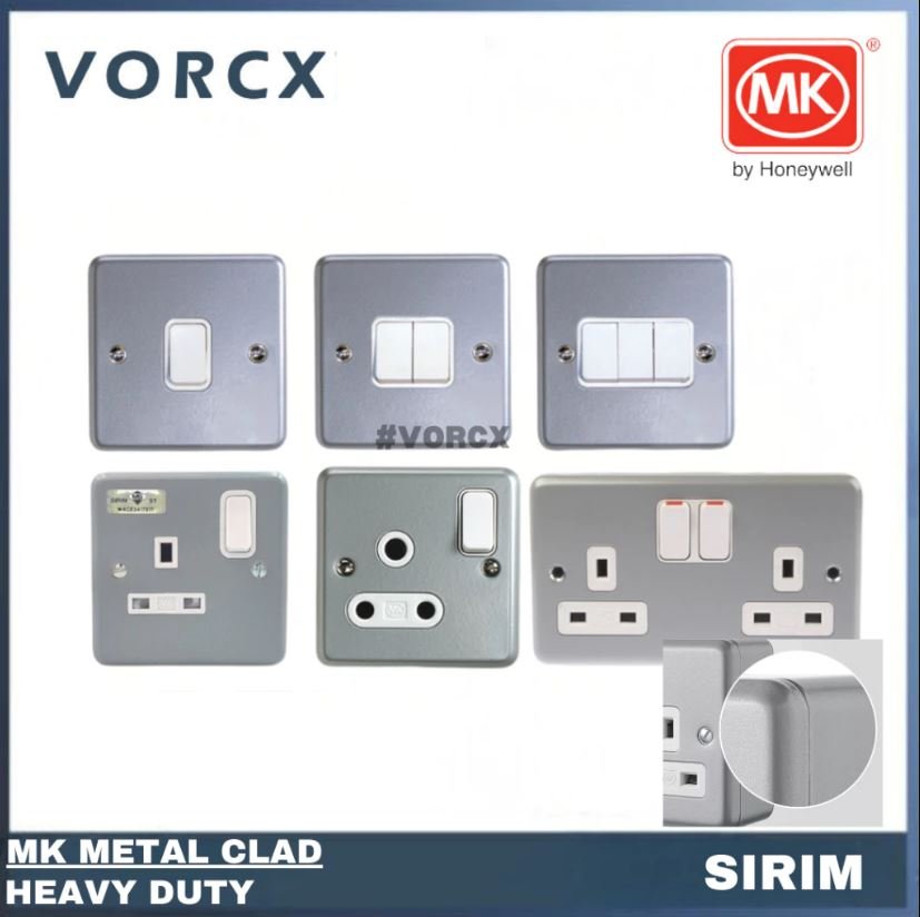 MK Metal Clad Plus Switch Model Socket