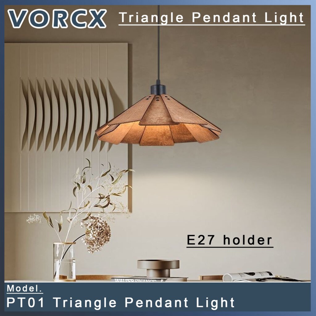 PT01 Triangle Pendant Light e27 holder