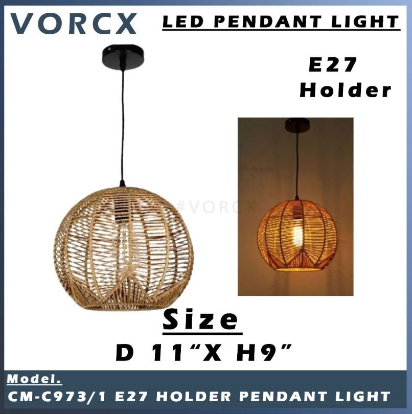 CM-C973 LED PENDANT LIGHT E27 HOLDER