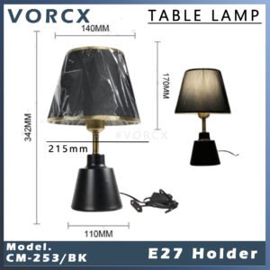 CM-248/BK E27 Holder Table Lamp
