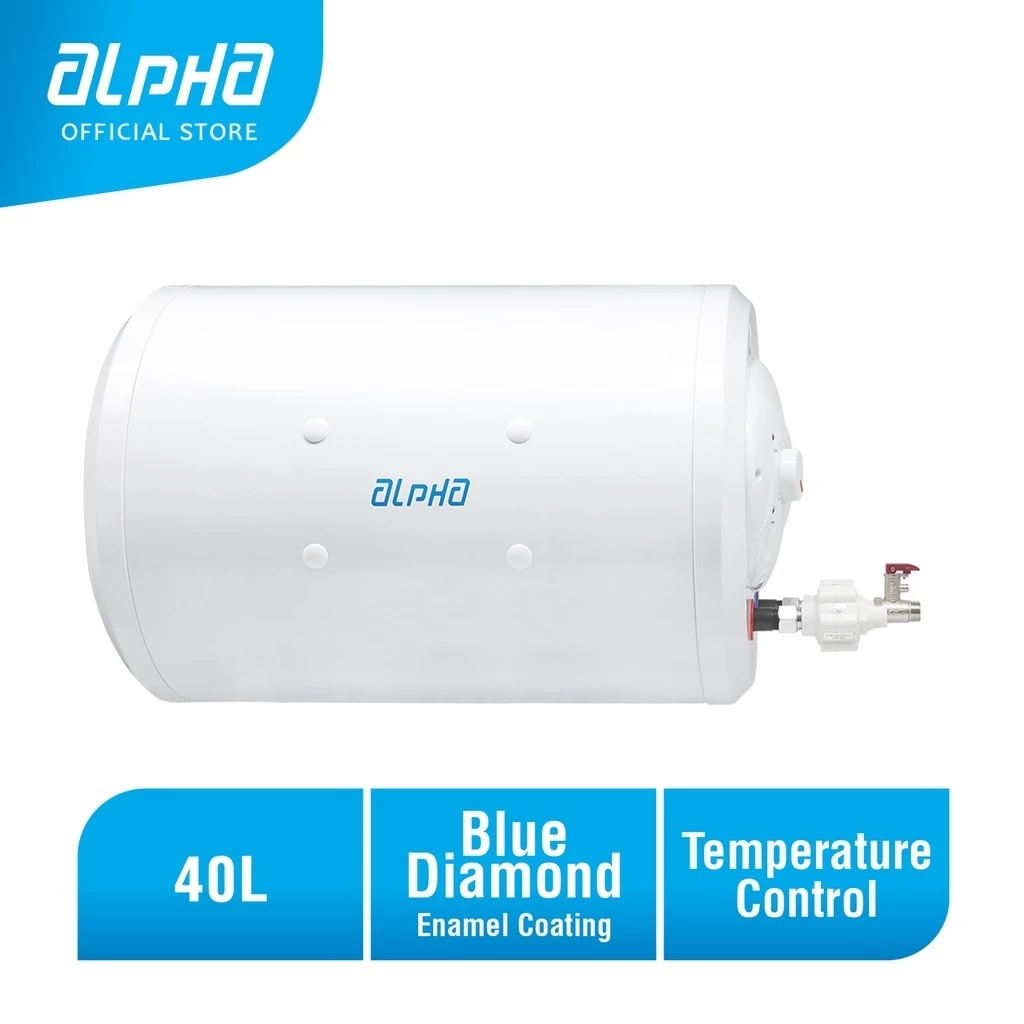 ALPHA AST-40-H Storage Water Heater Horizontal Model (40L)