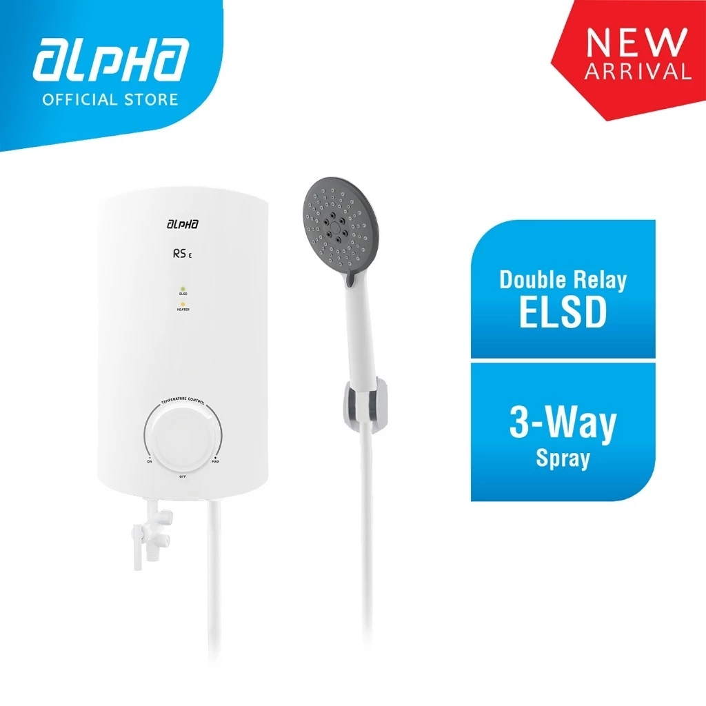 ALPHA RS E Shower Instant Water Heater Non Pump