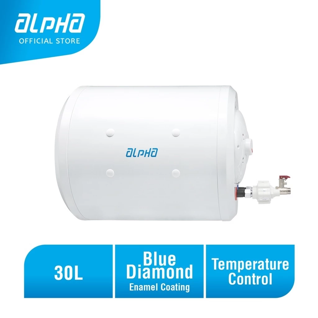 ALPHA AST-30-H Storage Water Heater Horizontal Model (30L)