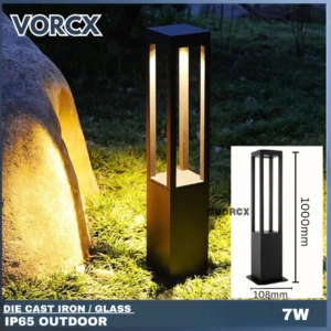 LH C 2006 Modern 1000mm LED Garden Light Outdoor Bollard Light Pole Light Garden Lamp Weatherproof IP65