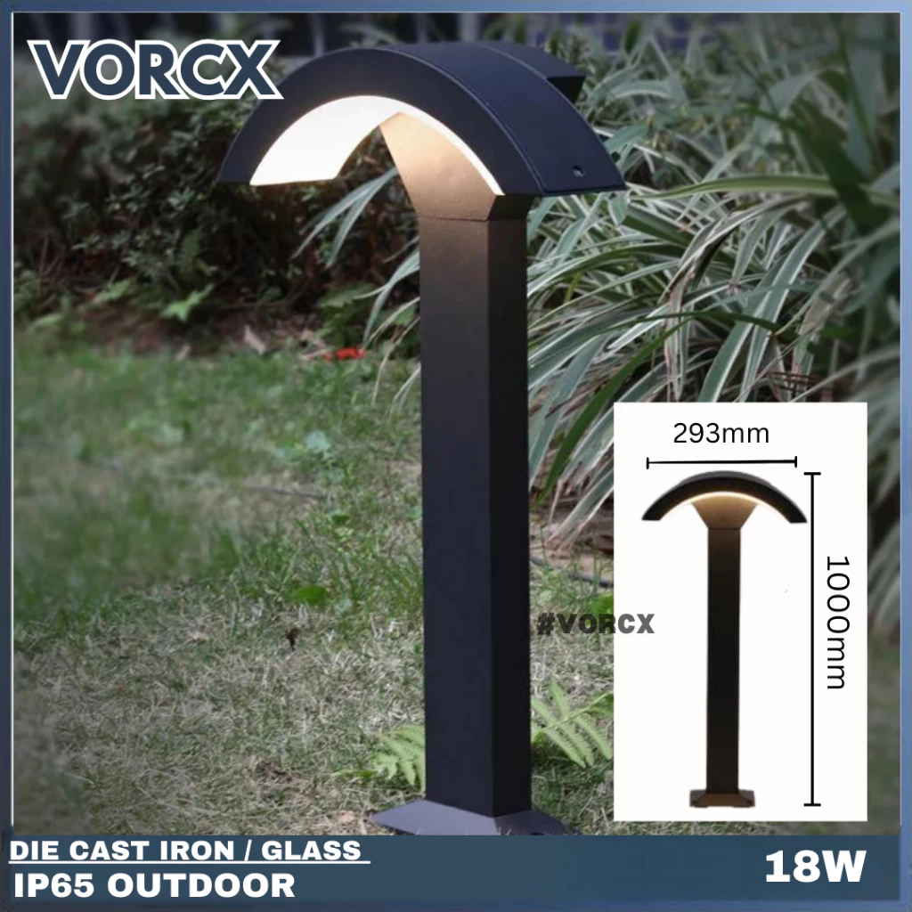 LH C2017 Modern 1000mm LED Garden Light Outdoor Bollard Light Pole Light Garden Lamp Weatherproof IP65