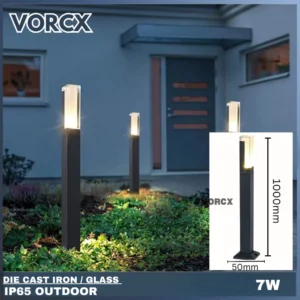 LH C2001 Modern 1000mm LED Garden Light Outdoor Bollard Light Pole Light Garden Lamp Weatherproof IP65