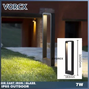 LH C2008 Modern 1000mm LED Garden Light Outdoor Bollard Light Pole Light Garden Lamp Weatherproof IP65