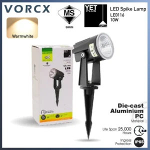 YET LE0116 10W Dimmable Outdoor LED Spike Lamp 3000K Warm White