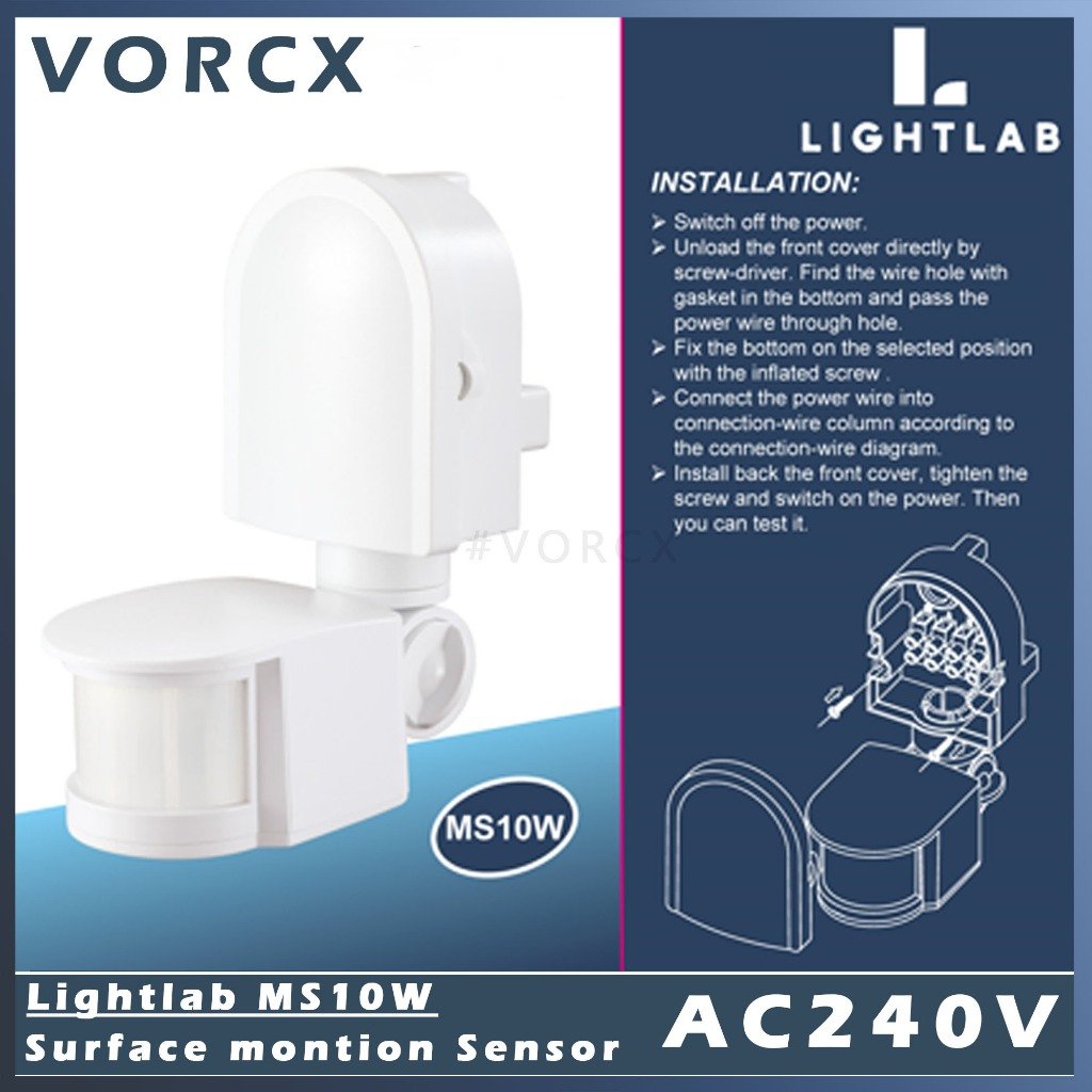 Lightlab MS10 Wall Surface Motion Sensor
