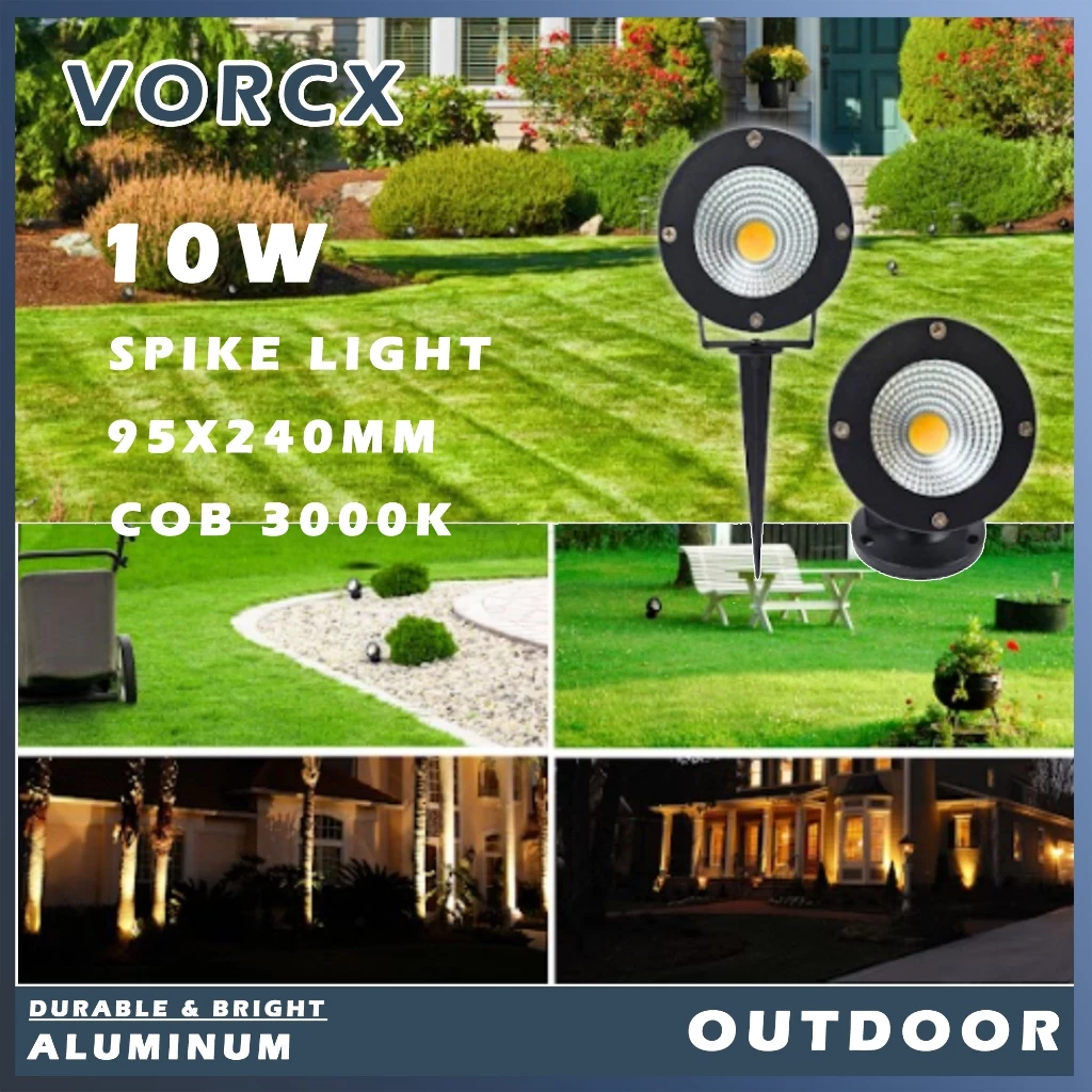 LH FY3029 10W Spike Light COB Outdoor Garden Lamp Spotlight