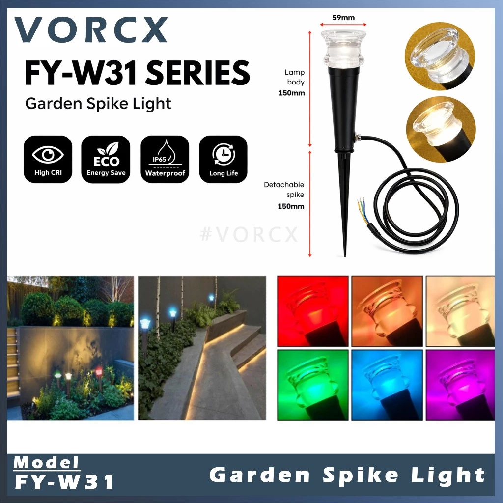 LH FY W31 Garden Spike Light 3000k / RGB