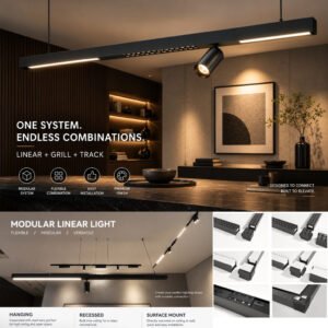 PerfectOne MZ Modular Lego Track Light