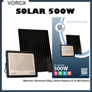 Iwachi Eco 500W Solar Flood Light