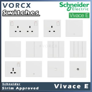 Schneider Vivace E Switches White