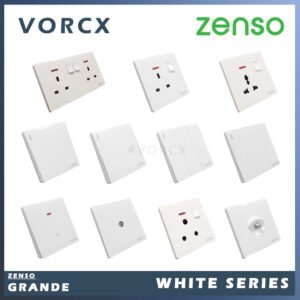 Zenso Grande Series Switches & Socket White