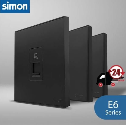 Simon E6 Series Switch / Switches & Socket BLACK - Image 3
