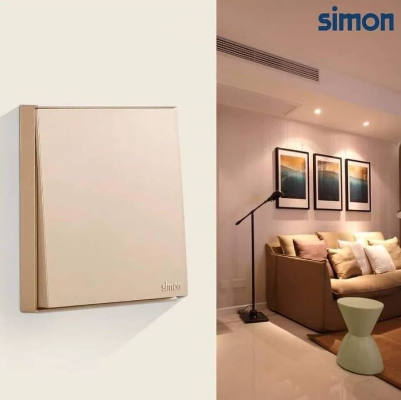 Simon E6 Series Switch / Switches & Socket CHAMPAGNE GOLD - Image 2
