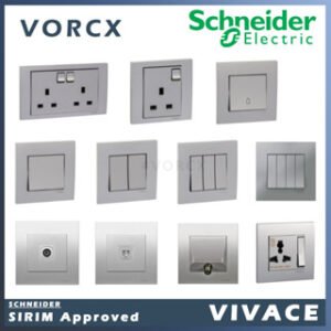 Schneider Vivace Switches Silver