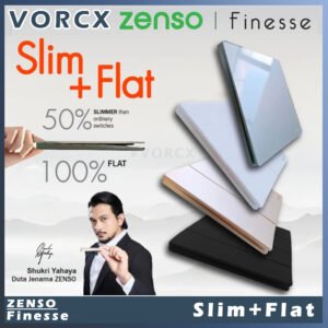 [SIRIM]ZENSO Finesse Black White Champagne Crystal Grey Wood Switches