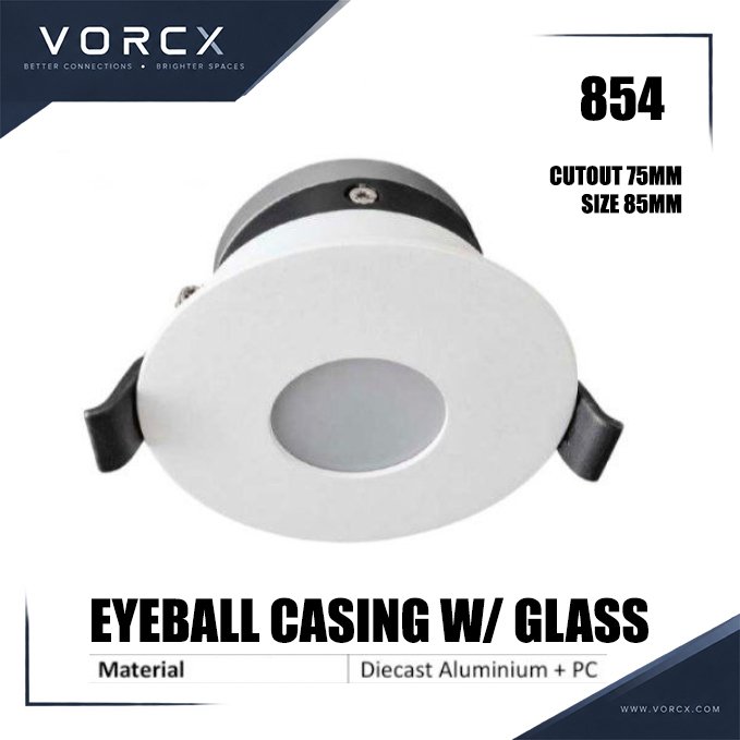 MS 854 Aluminium GU10 Eyeball Casing