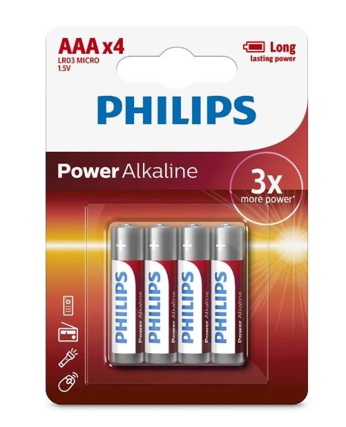Philips Battery ( AAA / AA / C / D / 9V / LR23 / LR27 / A76 / CR2016 / CR2025 / CR2032 ) Zinc Chloride Lithium Alkaline - Image 4