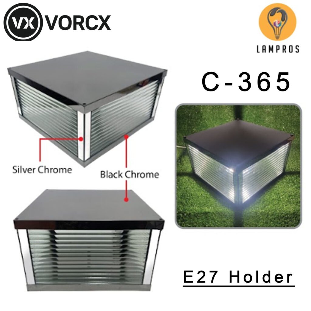 C-365 E27 Holder Outdoor Pillar Lamp