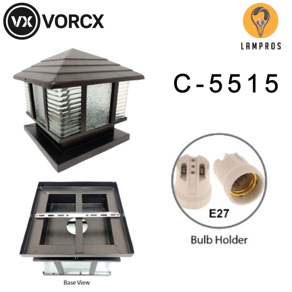 C-5515 E27 Holder Pillar Lamp