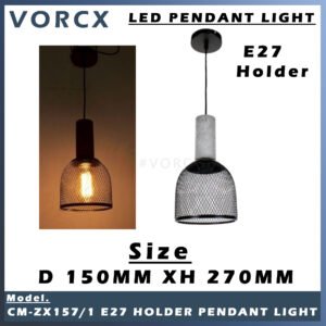 CM-ZX157 LED PENDANT LIGHT E27 HOLDER