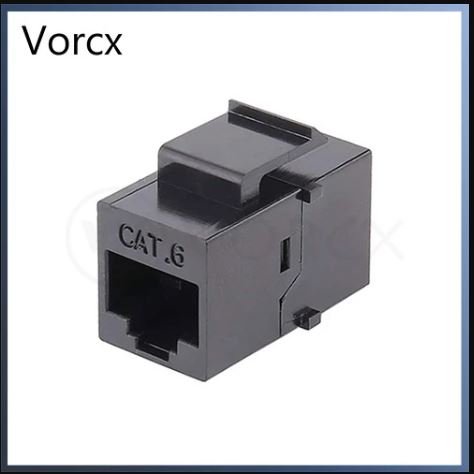 Cat6 RJ45 In Line Coupler Ethernet Cable Extender Adapter Female To Female Extend