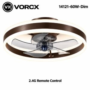 GS 14121 60W DIM Fan + Light 3Color 2.4G Remote Control