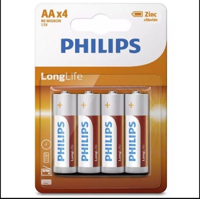 Philips Battery ( AAA / AA / C / D / 9V / LR23 / LR27 / A76 / CR2016 / CR2025 / CR2032 ) Zinc Chloride Lithium Alkaline - Image 19