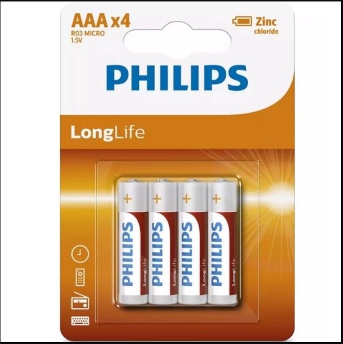 Philips Battery ( AAA / AA / C / D / 9V / LR23 / LR27 / A76 / CR2016 / CR2025 / CR2032 ) Zinc Chloride Lithium Alkaline - Image 22