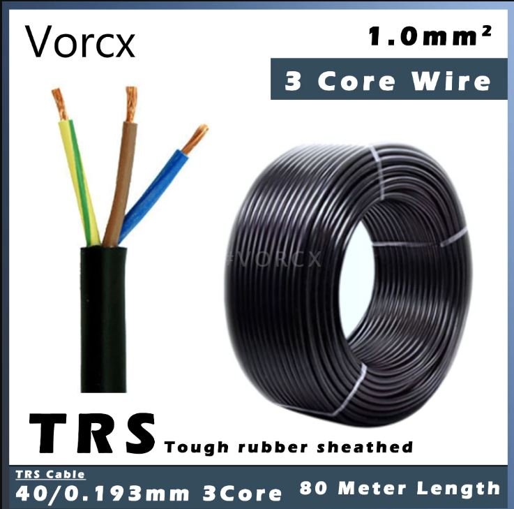 NP-T47 TRS Cable 40/0.193 1.0mm 80m Waterproof Weatherproof UV Resistant