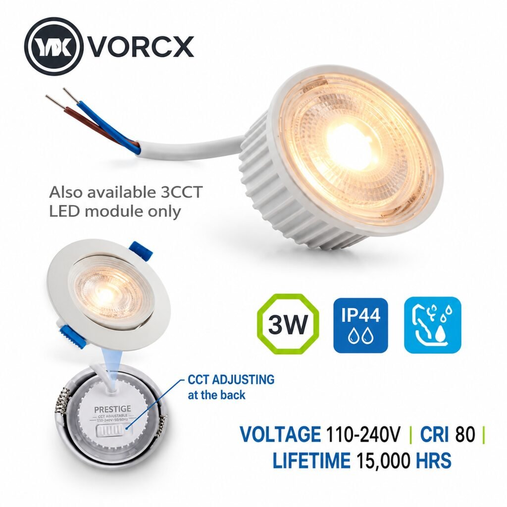 Prestige 7W LED GU10 Module 3CCT Adjusting